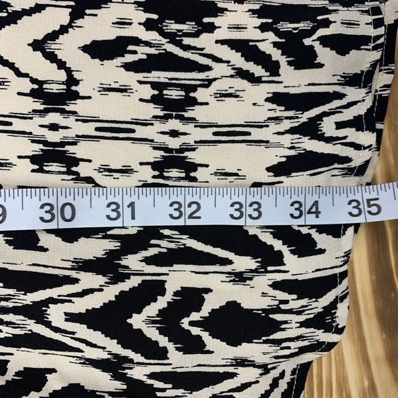 Gap Ikat Print Cinch Waist Dress Sz S - Picture 12 of 14